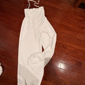 Abercrombie & Fitch White Jumpsuit